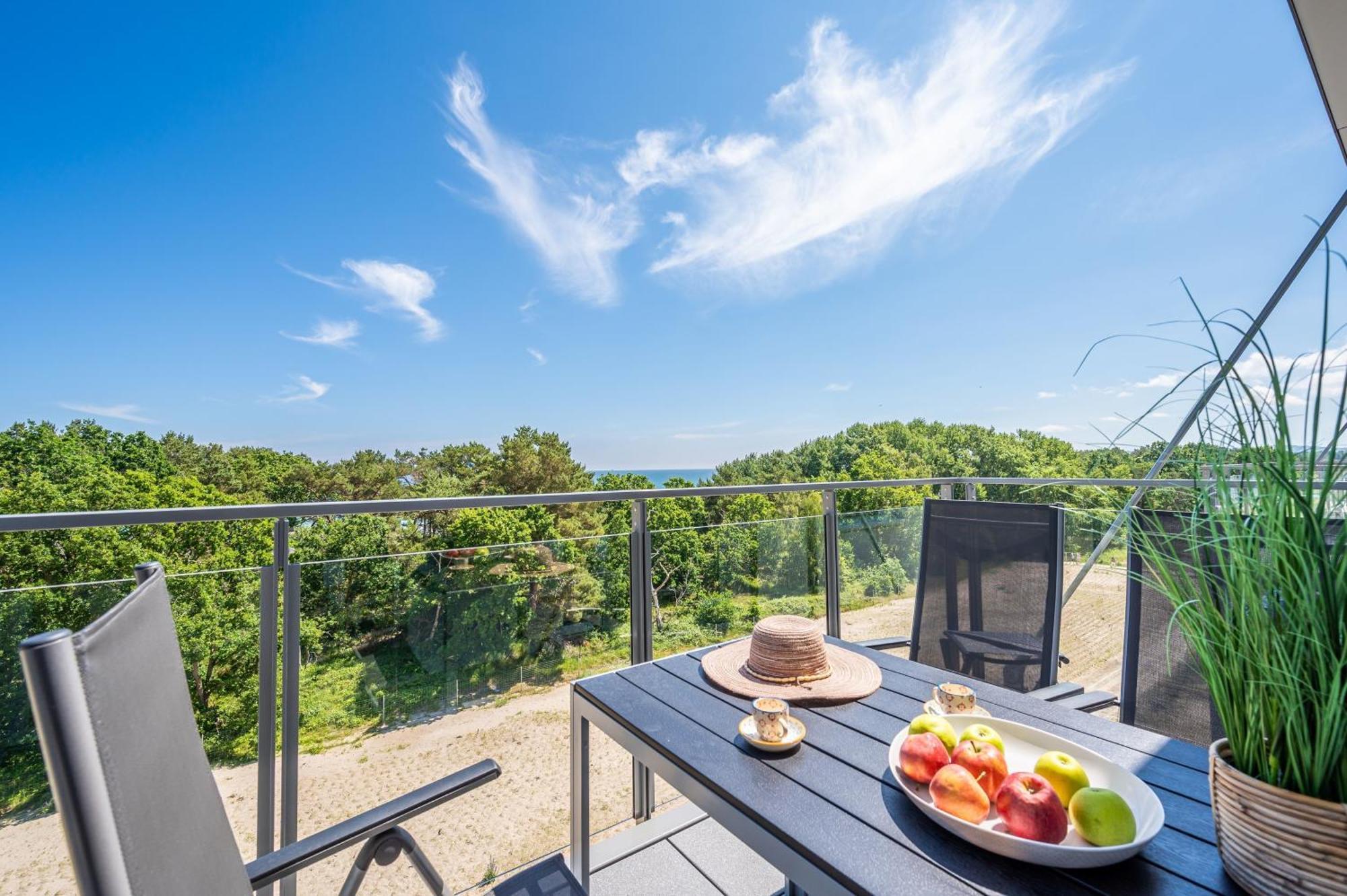 Fewo Prora - Wellenblick Inklusive Strandkorb Binz Esterno foto